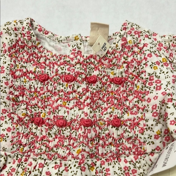 Tucker + Tate Pink and White Floral Baby Dress - Picture 4 of 7